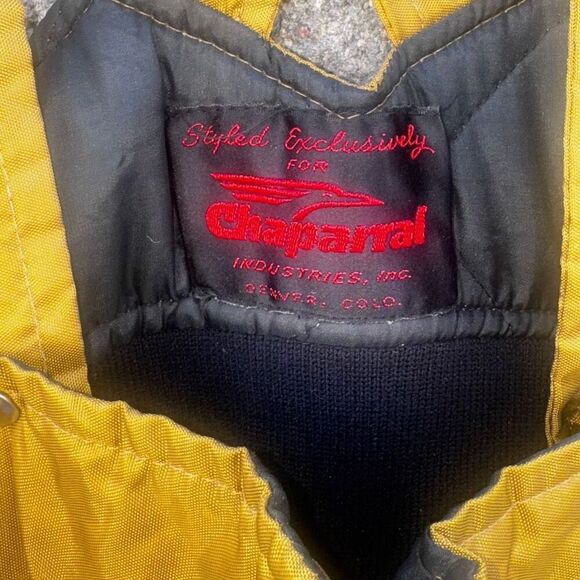 Vintage CHAPARRAL Golden Brown Ski Bib Snowsuit - Picture 3 of 9